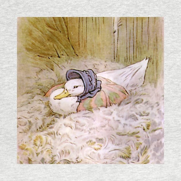 Jemima Puddle-Duck Hatching Her Eggs by Beatrix Potter by PatricianneK